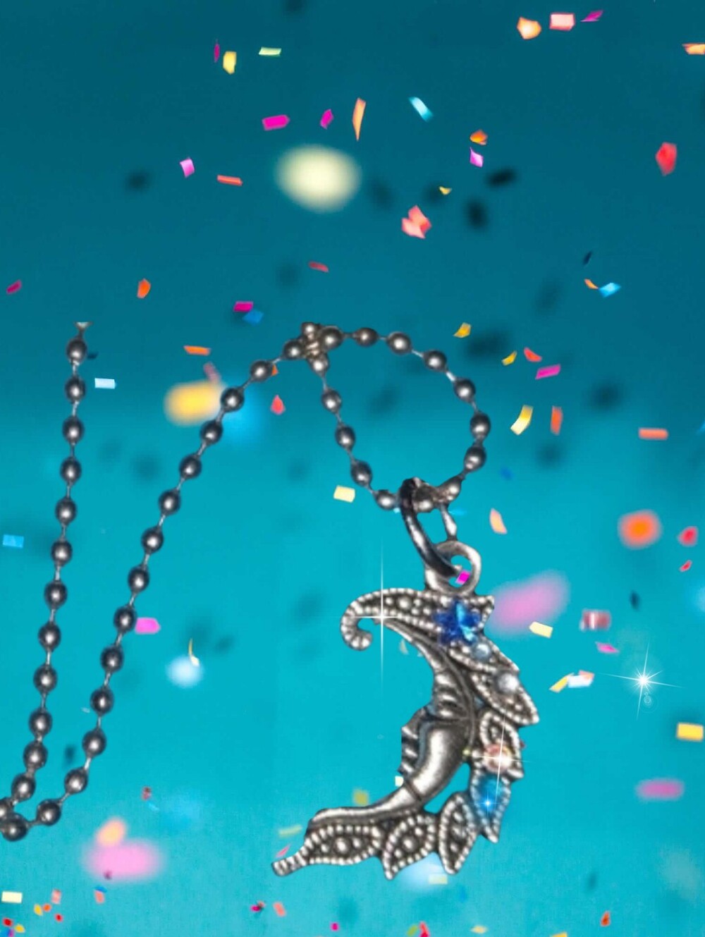 $8.00 SALE w/purchase  Kid's Man in the Moon Pendant